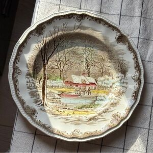 Kensington Shakespeare Sonnet Decorative Plate – Vintage English Transferware